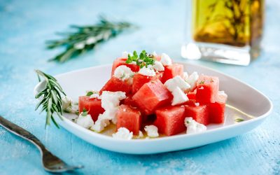 Wassermelonen-Feta Salat