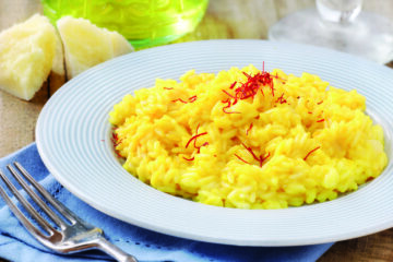 Risotto allo zafferano light