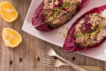 Risotto al radicchio rosso light
