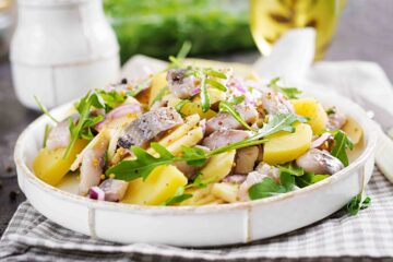 Sgombro rucola e patate light